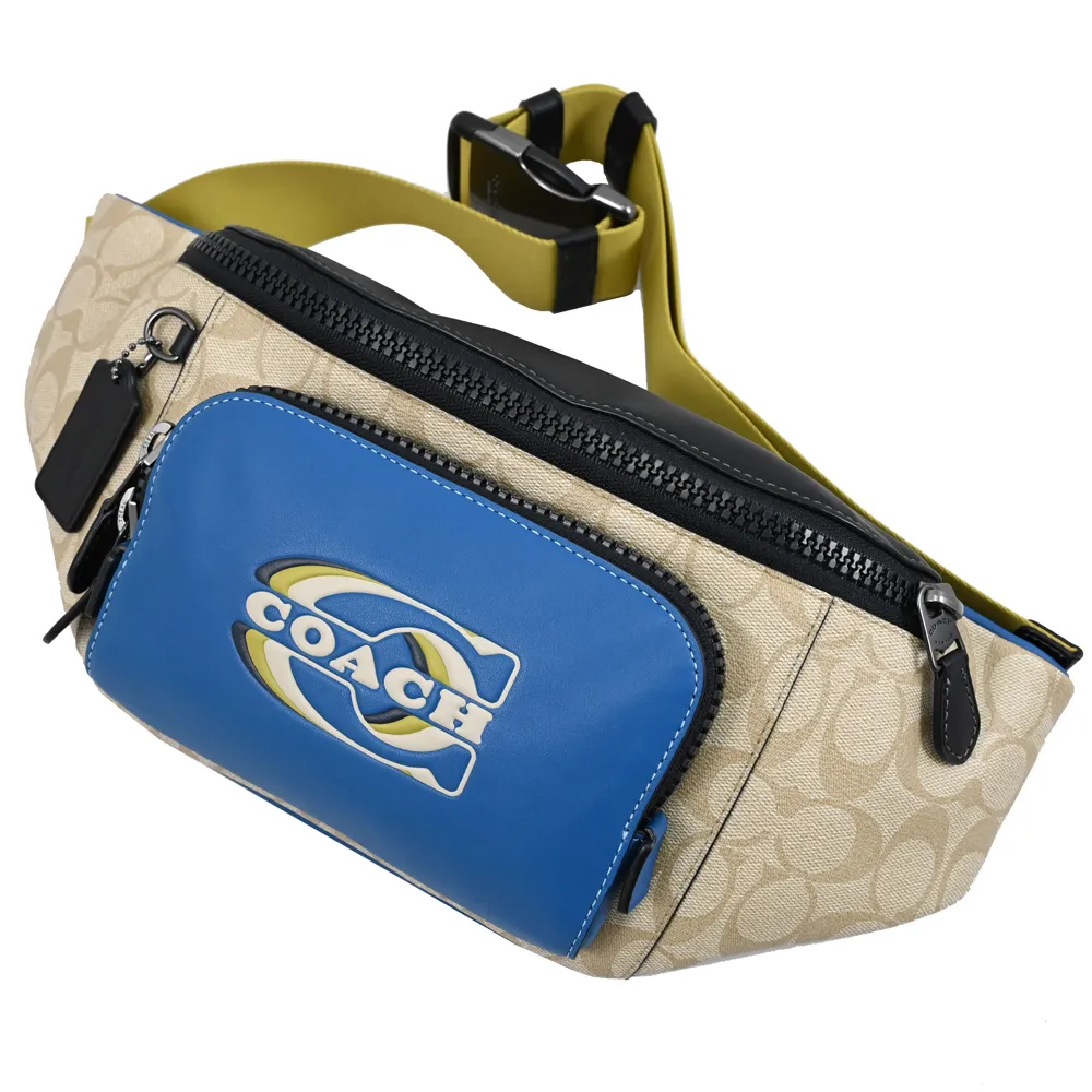 COACH CE587 Dempsey 雪花印花迷你兩用水桶包.黑灰 歷史價格詳細信息