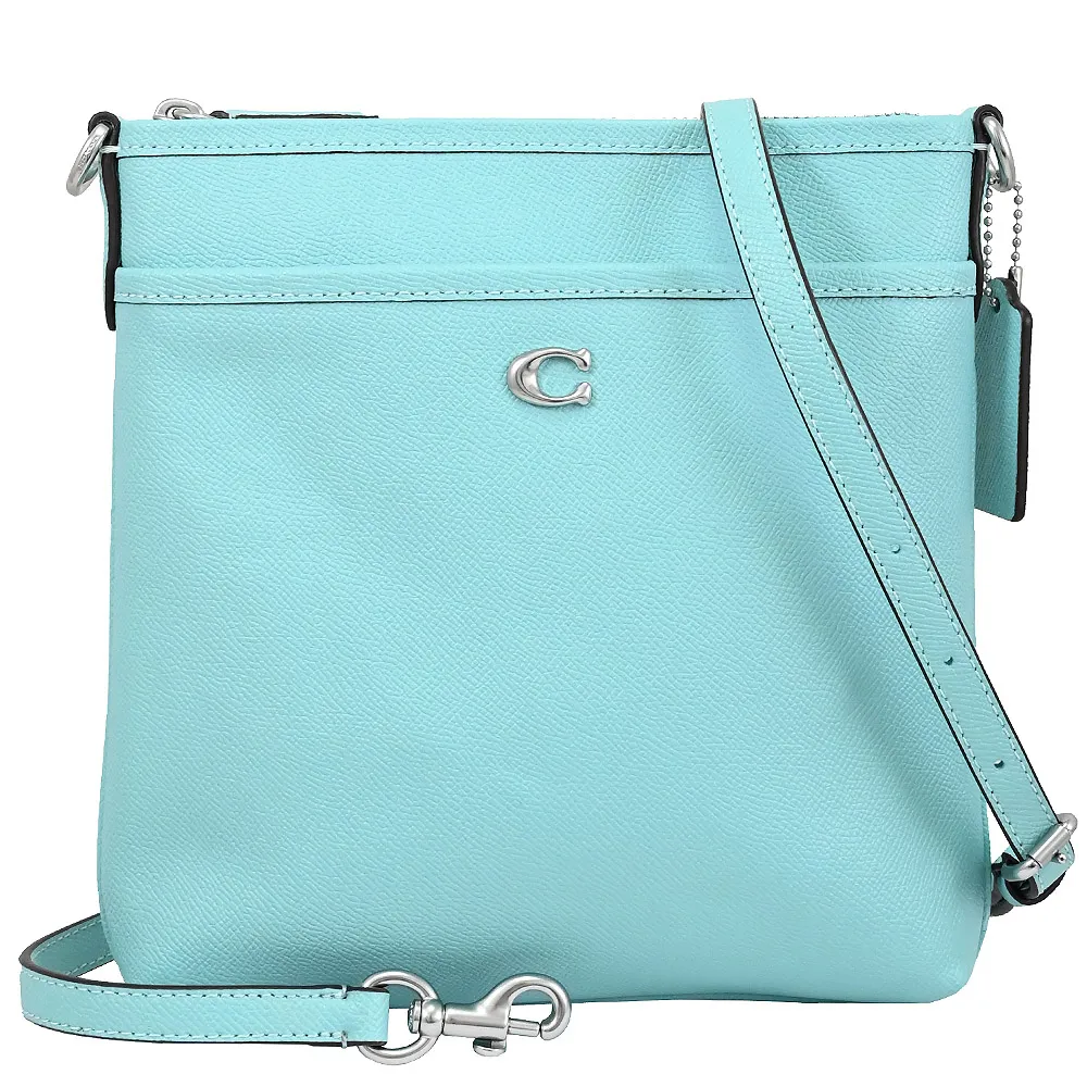 COACH 防刮皮革C字掛飾鑰匙圈-千鳥格 歷史價格詳細信息