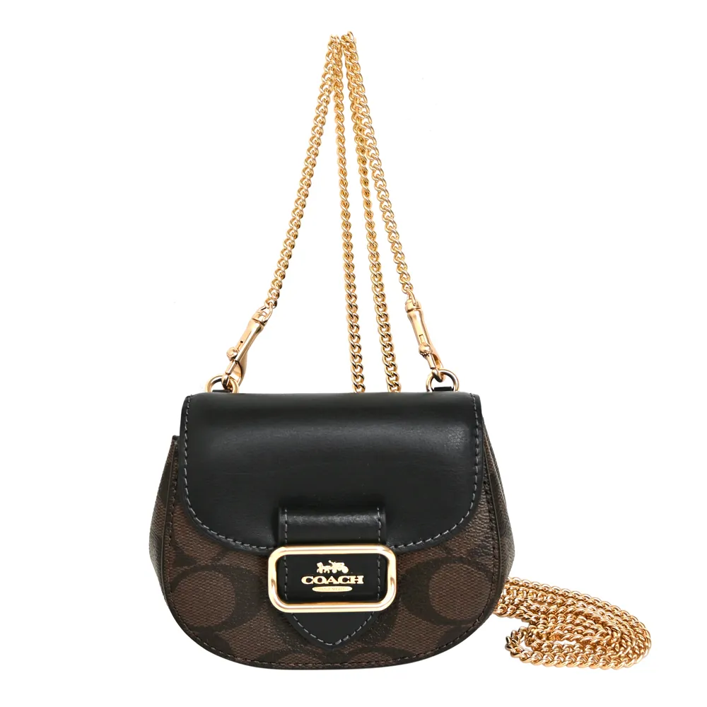 COACH深咖簡約品牌烙字全皮二合一雙夾八卡男夾 歷史價格詳細信息