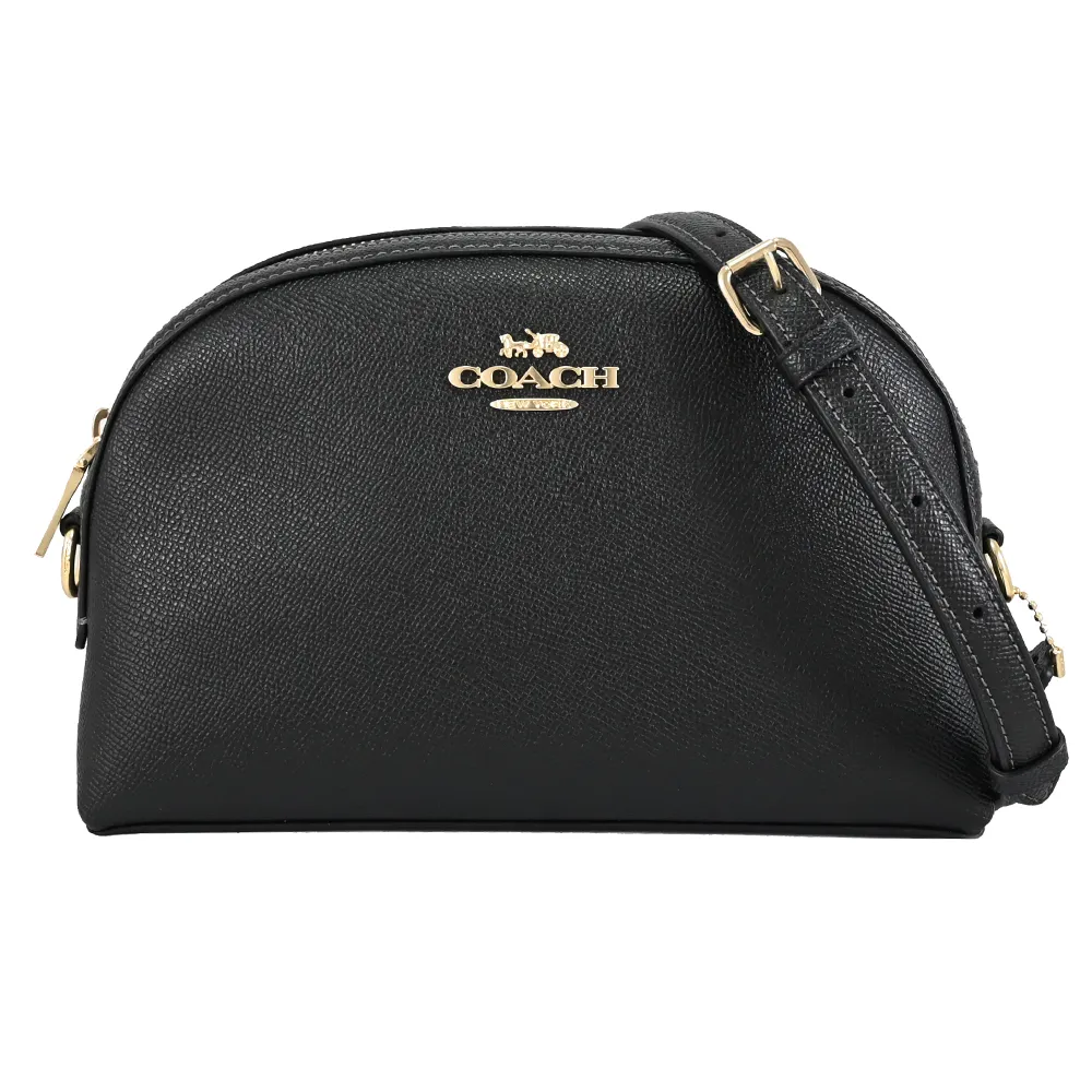 【COACH】Madi Monogram 塗層帆布拼皮革拉鍊貝殼包(胭脂粉) 歷史價格詳細信息