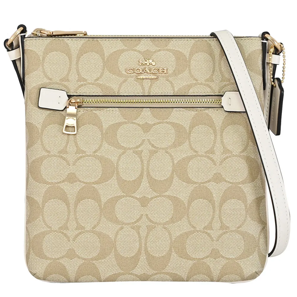 COACH CF344 新款立體印花雙肩包 Monogram設計立體復古 通勤大容量 男女通用 復購證 歷史價格詳細信息