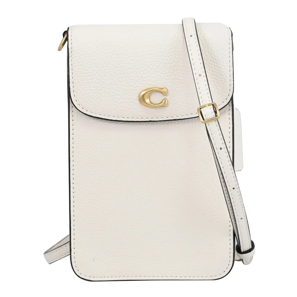 COACH CJ815 簡約全皮革兩用小水桶包.橘黃 歷史價格詳細信息