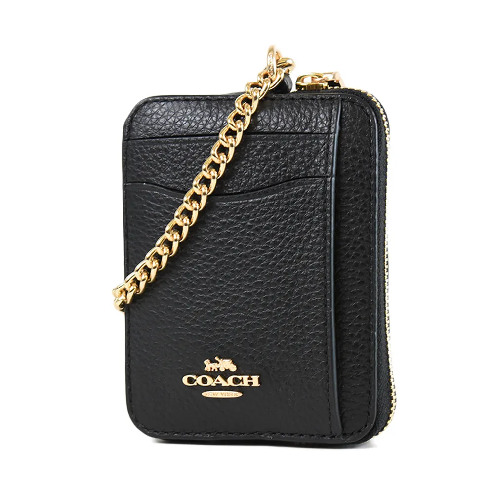 COACH 鍊帶頸掛斜背方型卡夾零錢小廢包(多色多款) 歷史價格詳細信息