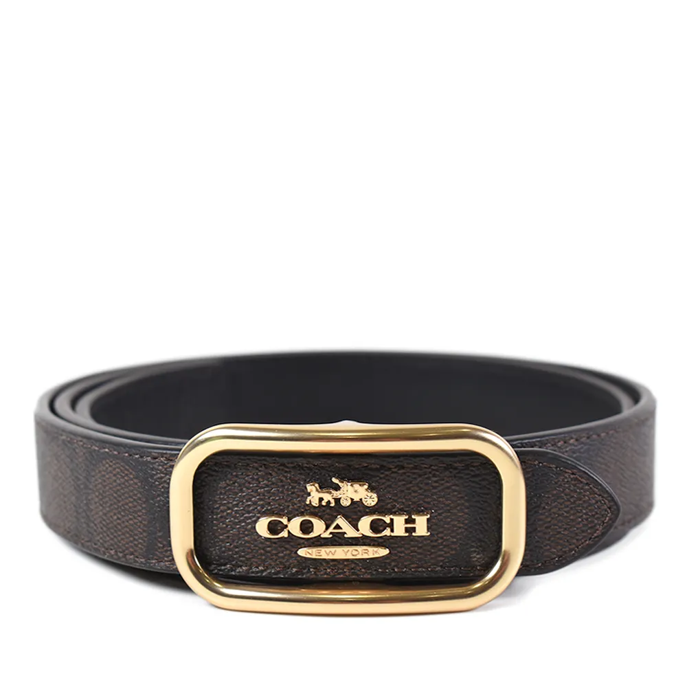 COACH 防刮皮革 LOGO金屬馬車釦式拉鍊中夾(黑色) 歷史價格詳細信息