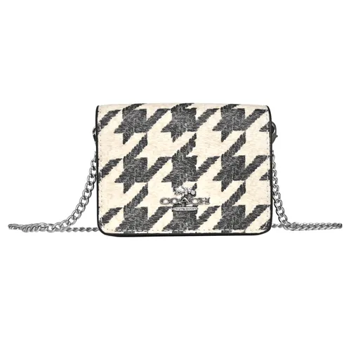 COACH 鍊帶頸掛斜背方型卡夾零錢小廢包(多色多款) 歷史價格詳細信息