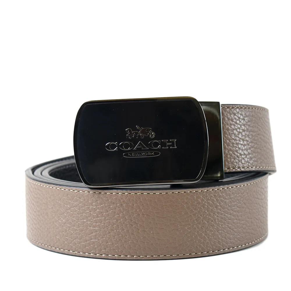 COACH 荔枝皮革方型卡夾拉鍊鍊帶零錢包(黑色) 歷史價格詳細信息