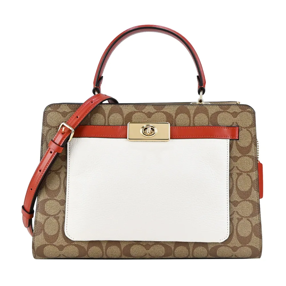 【COACH】新款前口袋中性男款斜背腰包單肩斜背包(多色供選) 歷史價格詳細信息