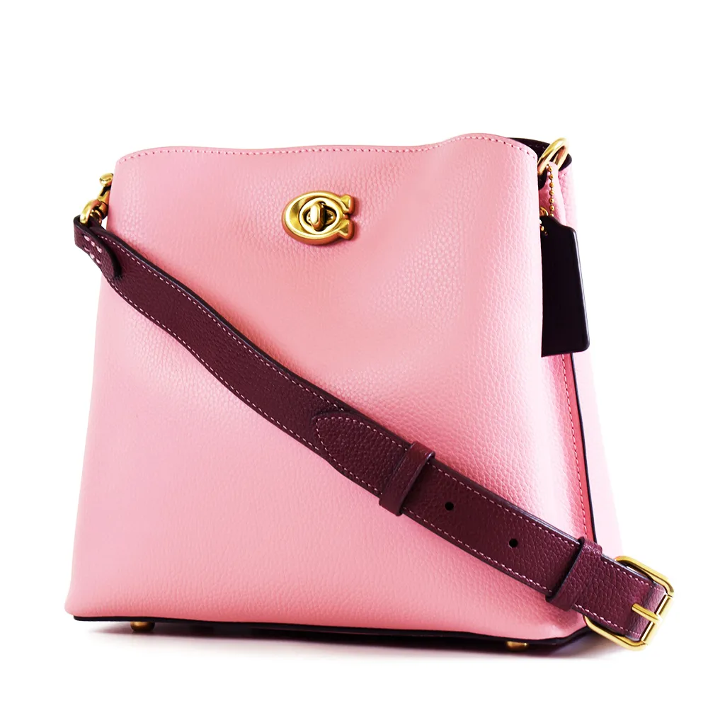 COACH_專櫃款 雙扣迷你三摺皮夾兩色可選 黑色 老花拼咖啡(贈原廠紙袋紙盒) 歷史價格詳細信息