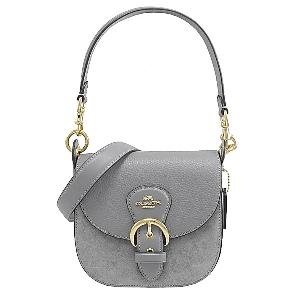 COACH C5685 Kleo 翻蓋肩斜兩用馬鞍包.珊瑚紅 歷史價格詳細信息