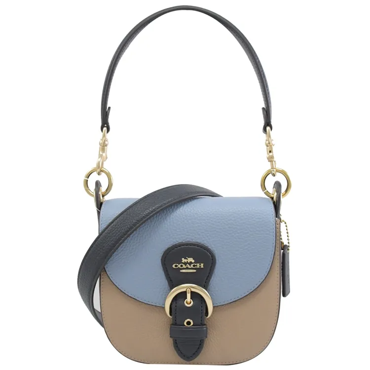 COACH C8344 KLARE 經典印花撞色肩斜背鍊包.桃紅/橘 歷史價格詳細信息