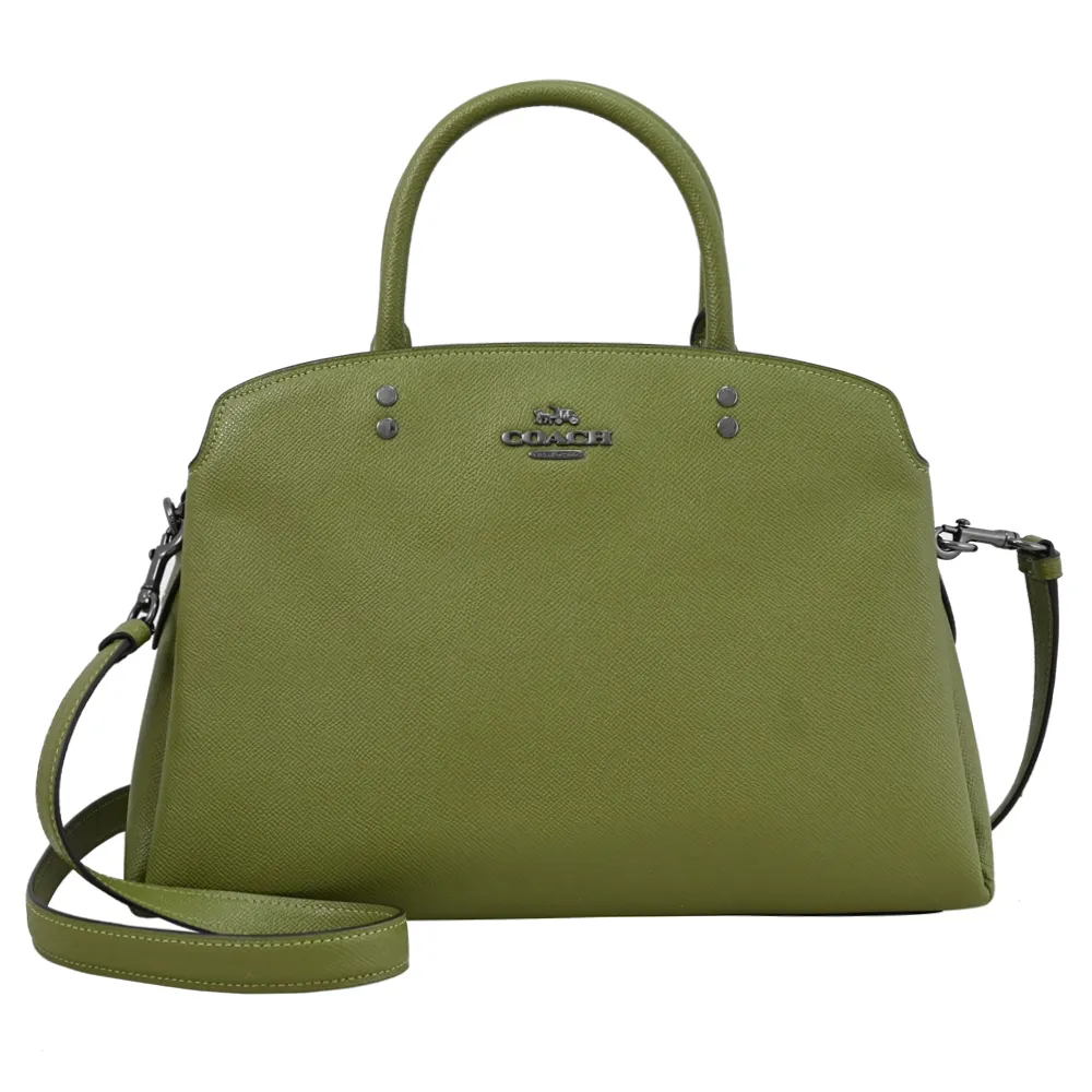 COACH 橄欖綠色鏤空大C LOGO皮革手拿包 廠商直送 現貨 歷史價格詳細信息