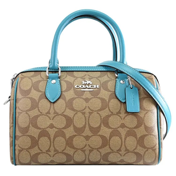 COACH C4280 壓印LOGO荔枝皮革4卡零錢包.黑 歷史價格詳細信息