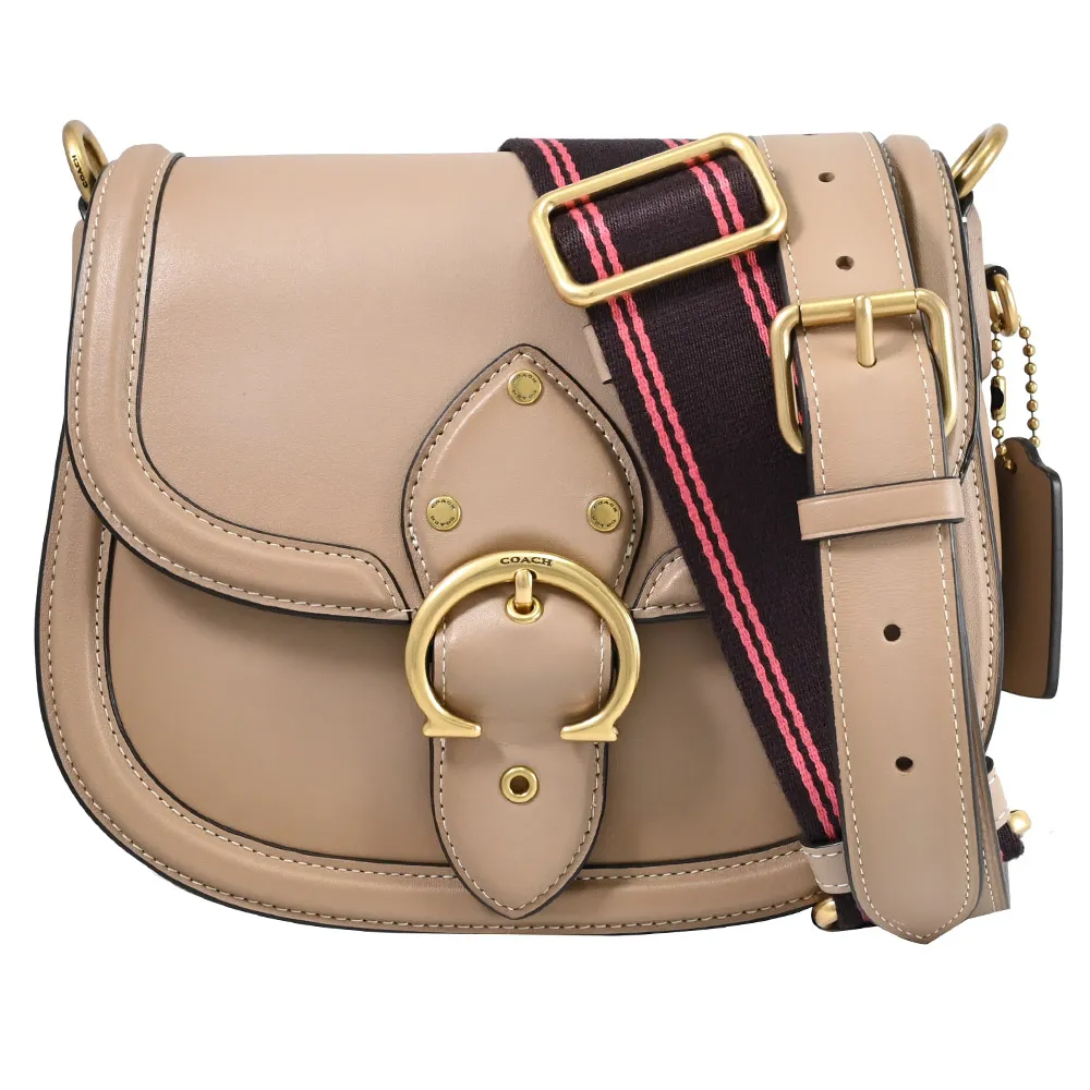 COACH C3738 BEAT 新版C釦雙背帶斜背馬鞍包.紅 歷史價格詳細信息