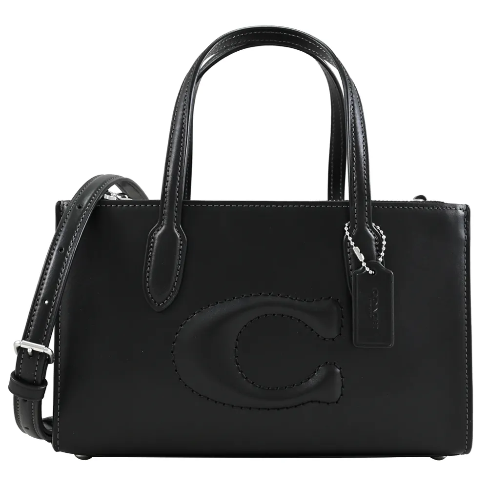 COACH NINA 經典立體C字LOGO 全皮手提斜背托特包(多色多款/迷你) 歷史價格詳細信息