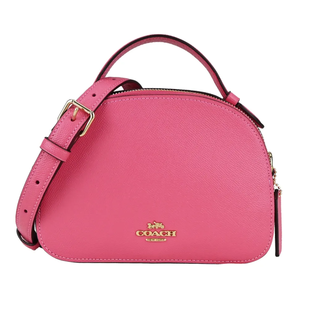 COACH 經典馬車素面防刮皮革托特包(水洗綠) 歷史價格詳細信息