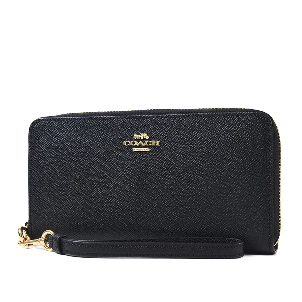 COACH 立體馬車防刮皮革釦式中夾-淺棕 歷史價格詳細信息