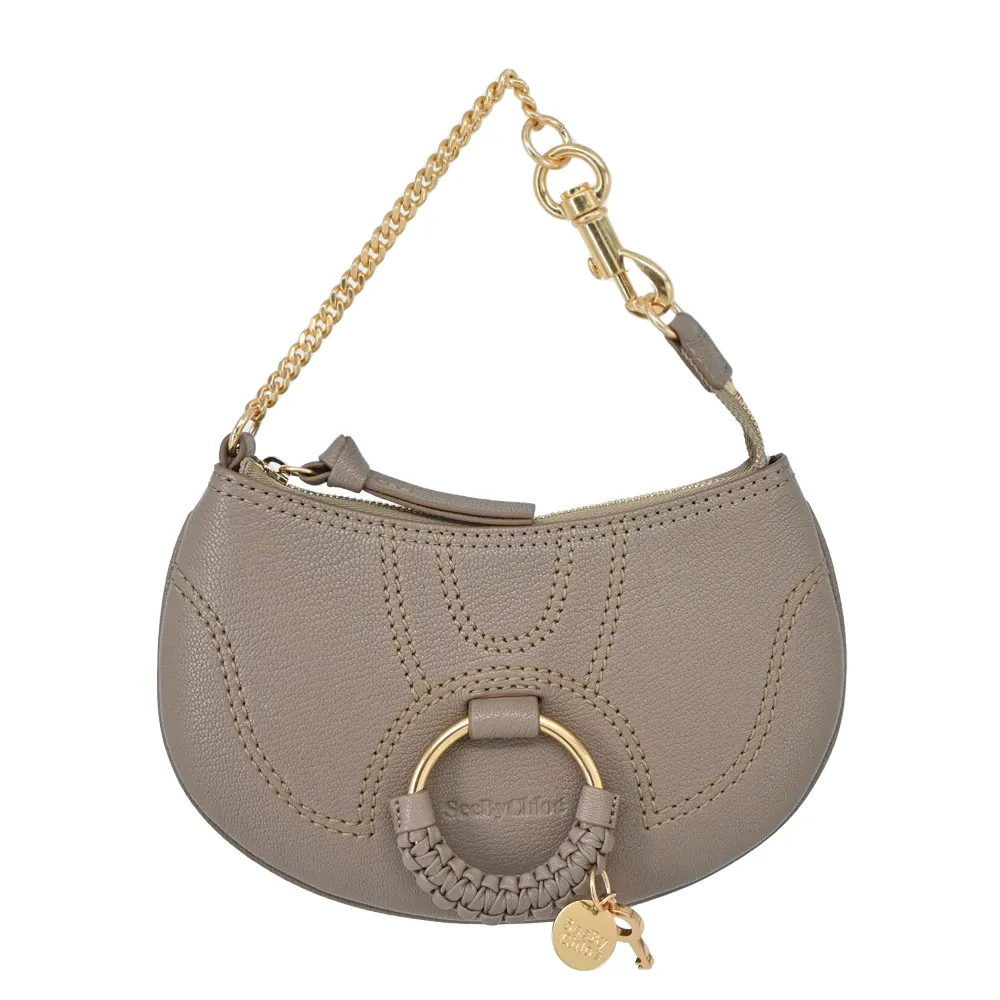 SEE BY CHLOE HANA 山羊皮鏈帶手提包(灰色) 歷史價格詳細信息