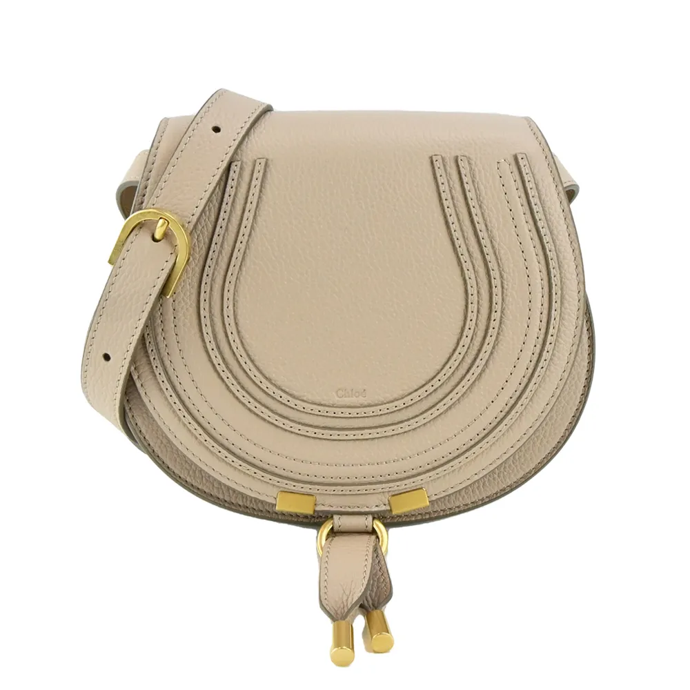 Chloe Marcie粒面小牛皮小號手提/肩背包(黑色) 歷史價格詳細信息