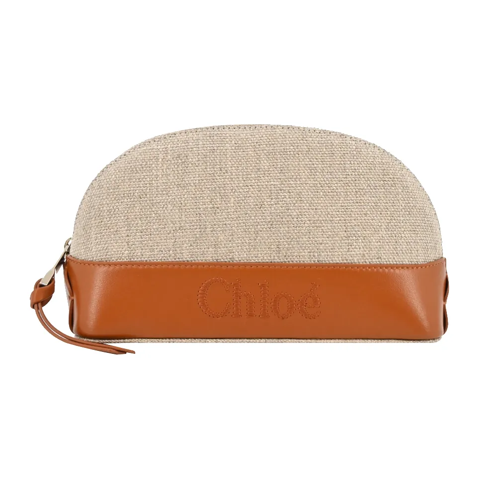 Chloe Sense 經典壓印 LOGO 小牛皮卡片夾(黑色) 歷史價格詳細信息