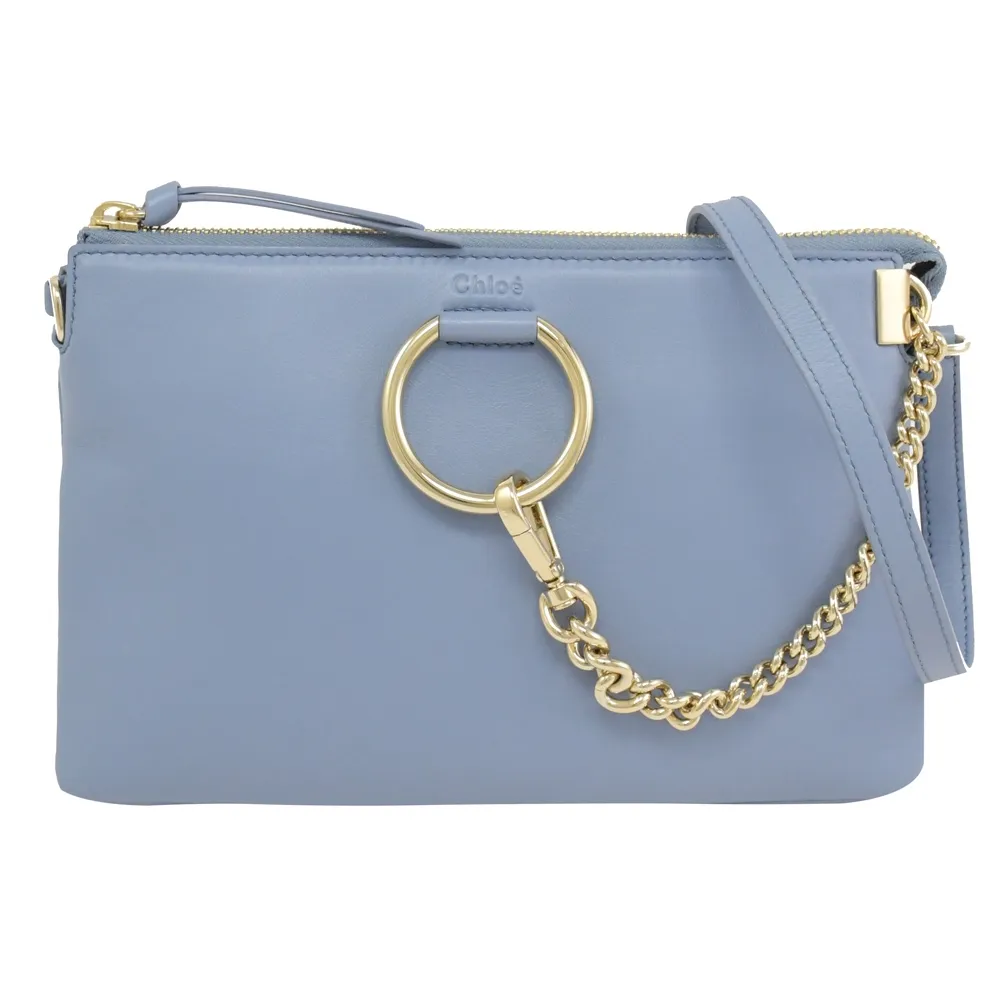 CHLOE Faye 小款 麂皮拼接小牛皮肩背/斜背包(黑色) 歷史價格詳細信息