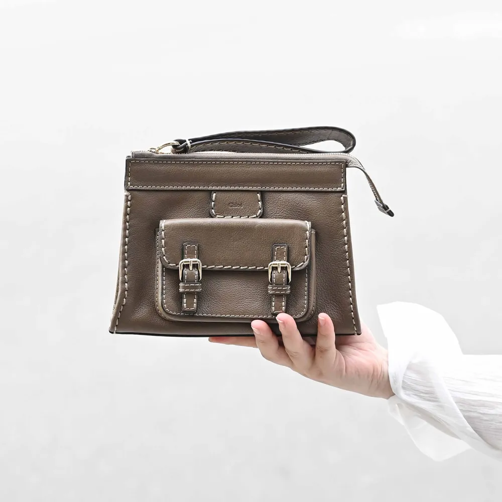 CHLOE Edith 水牛皮手提/肩背托特包(灰色) 歷史價格詳細信息