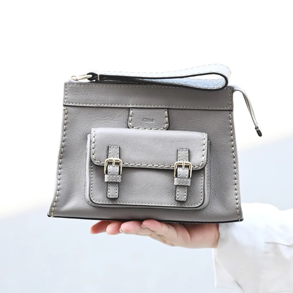 CHLOE Edith 水牛皮手提/肩背托特包(灰色) 歷史價格詳細信息