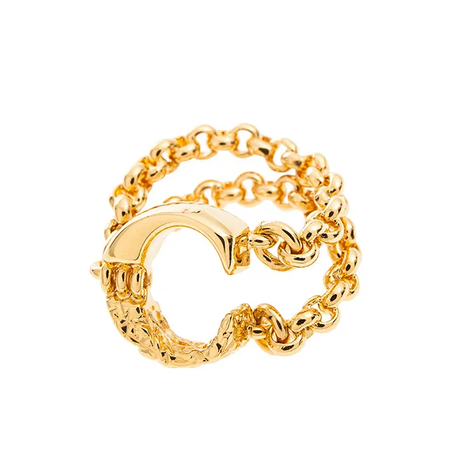 CHLOE 新款Alphabet鋁箔皺褶字母【B】金屬可調式項鍊 歷史價格詳細信息