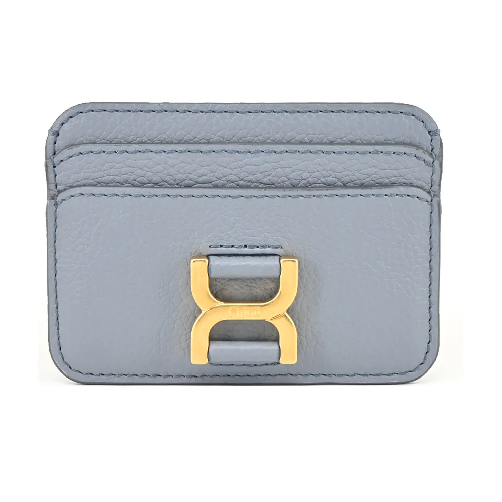 CHLOE Marcie 新版金屬LOGO小牛皮翻蓋釦式長夾.午夜藍 歷史價格詳細信息