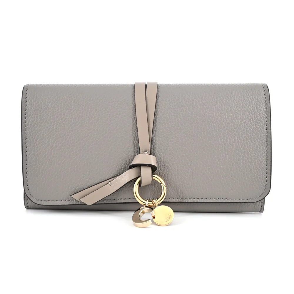 Chloe ALPHABET C LOGO  小牛皮翻蓋卡片/名片夾(黑色) 歷史價格詳細信息