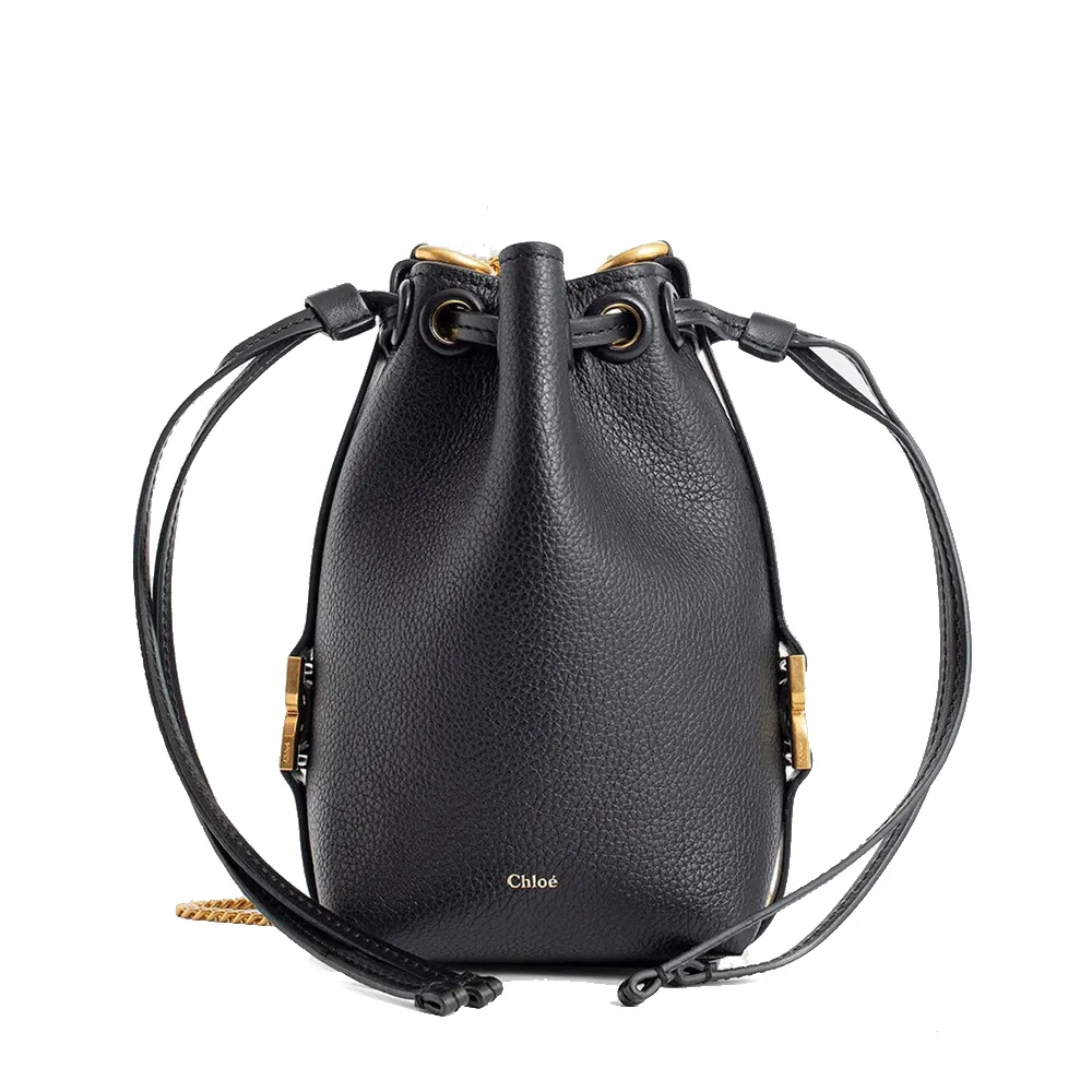 Chloe 新款Marcie 粒面小牛皮束口水桶包(棕色) 歷史價格詳細信息