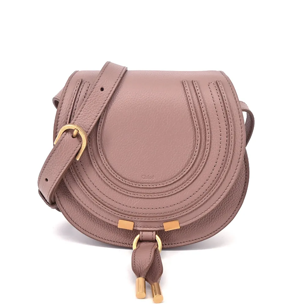 Chloe Marcie粒面小牛皮小號手提/肩背包(黑色) 歷史價格詳細信息