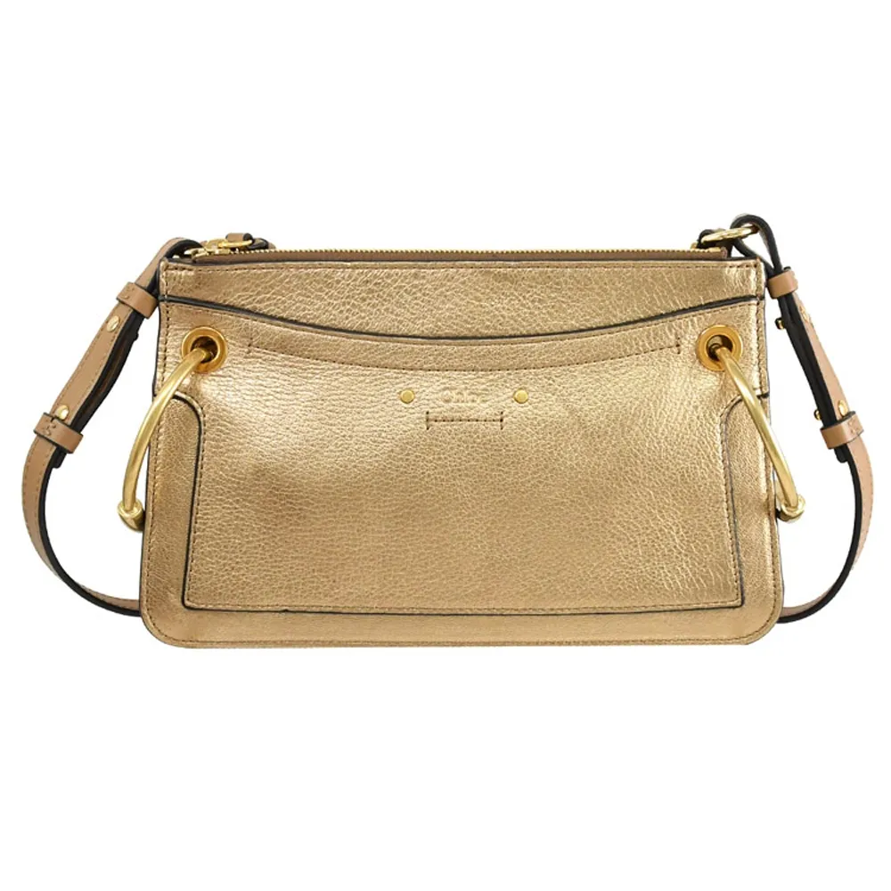 全新Chloé  logo-appliqué denim shoulder bag 青年款 現貨 歷史價格詳細信息