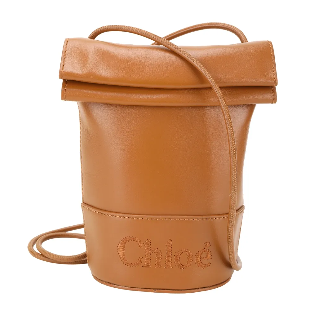 CHLOE Sense 刺繡標誌小款三折短夾(焦糖色) CHC23AP875I10 247 歷史價格詳細信息
