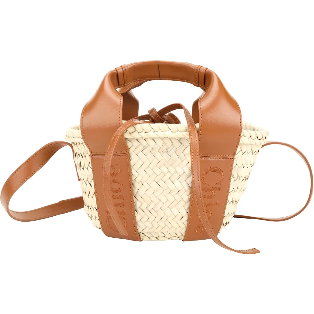 拉菲草手工編織包ins法式復古單肩手草編包度假沙灘包女 歷史價格詳細信息