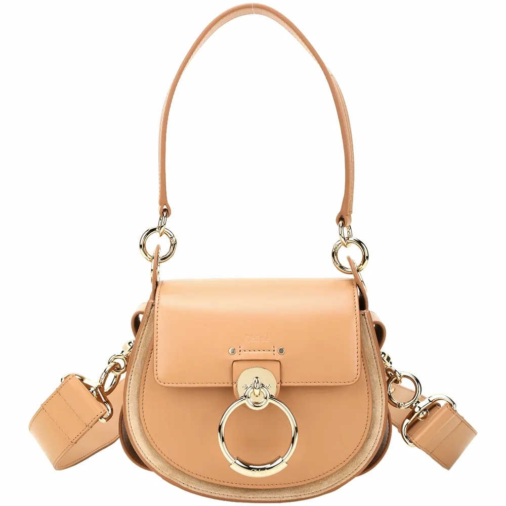 Chloe Tess 小款光滑小牛皮兩用包黑色 歷史價格詳細信息