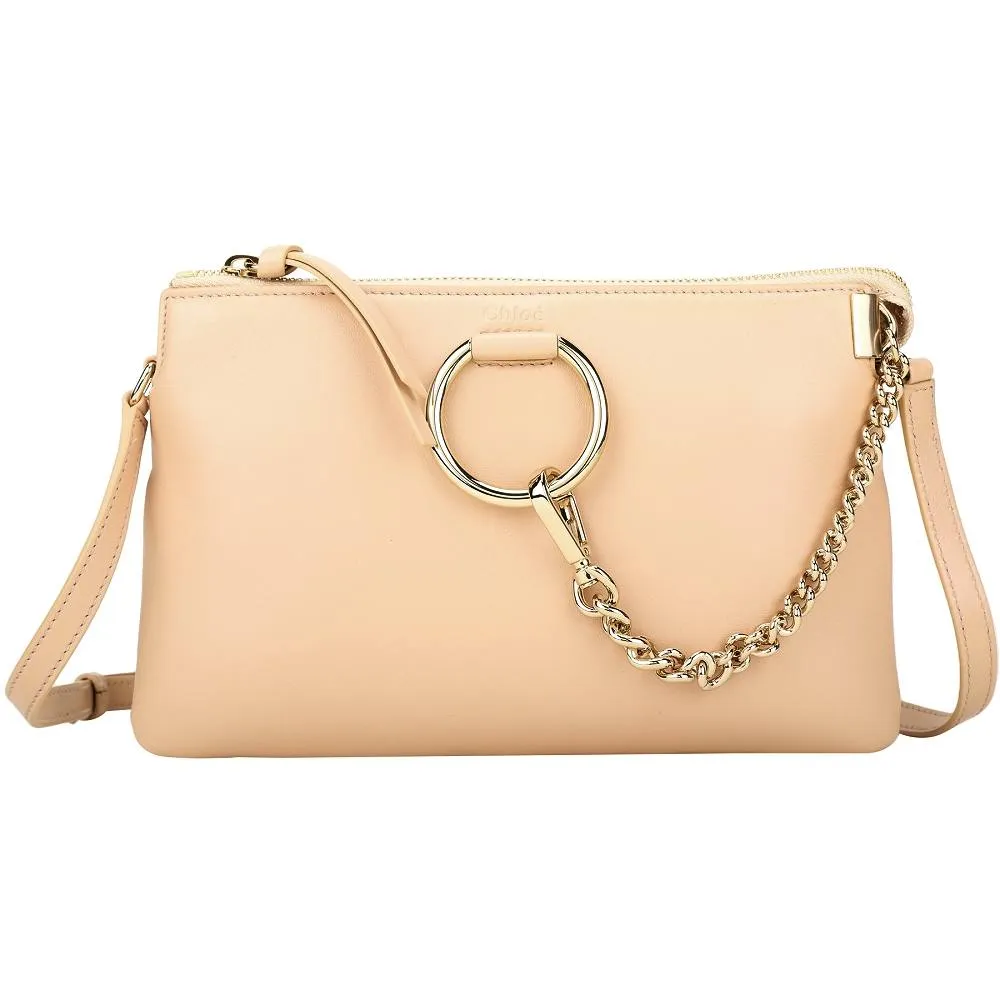 CHLOE Faye 小款 麂皮拼接小牛皮肩背/斜背包(黑色) 歷史價格詳細信息