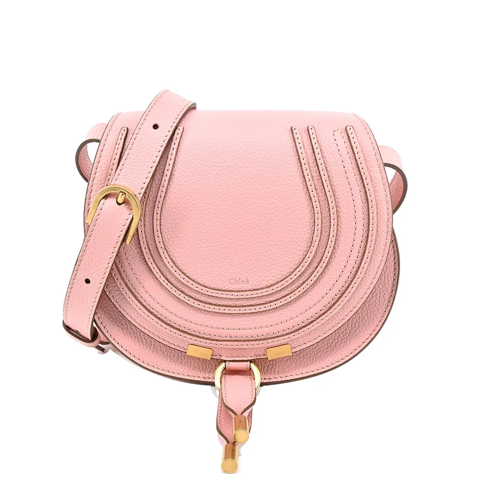 Chloe Marcie粒面小牛皮小號手提/肩背包(黑色) 歷史價格詳細信息