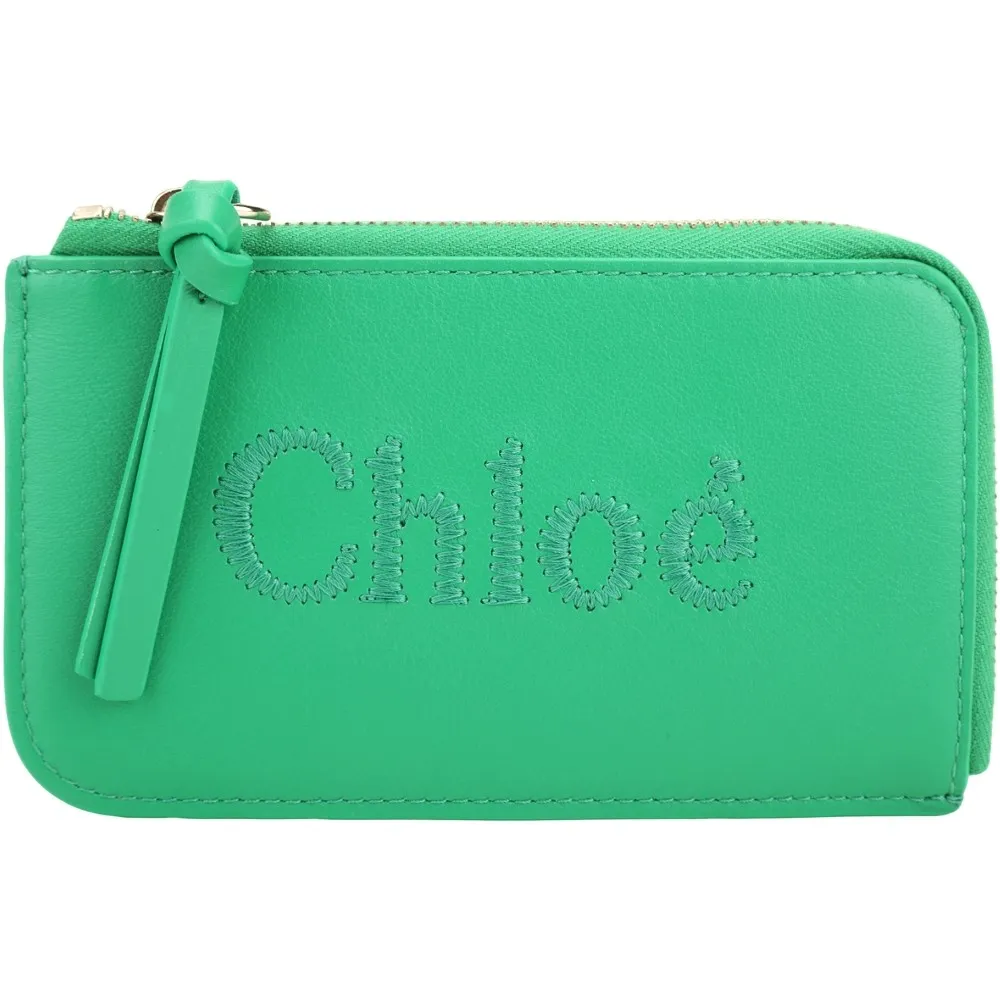 CHLOE Sense 刺繡標誌小款三折短夾(焦糖色) CHC23AP875I10 247 歷史價格詳細信息