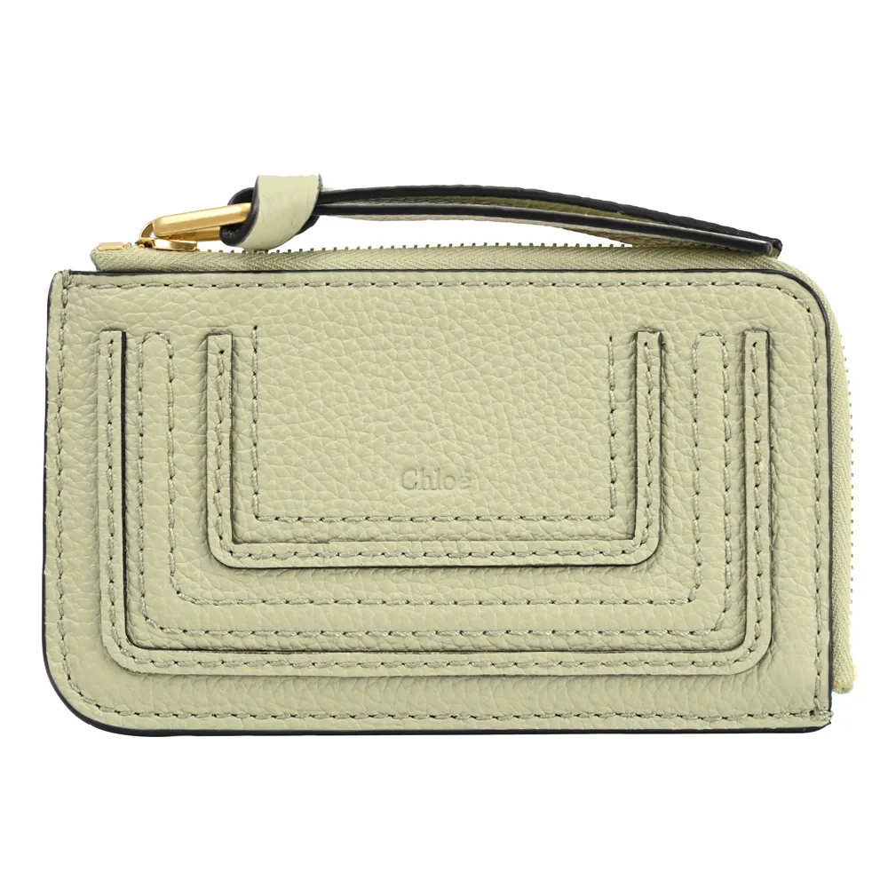 CHLOE Marcie小牛皮雙折短夾(灰色) 歷史價格詳細信息