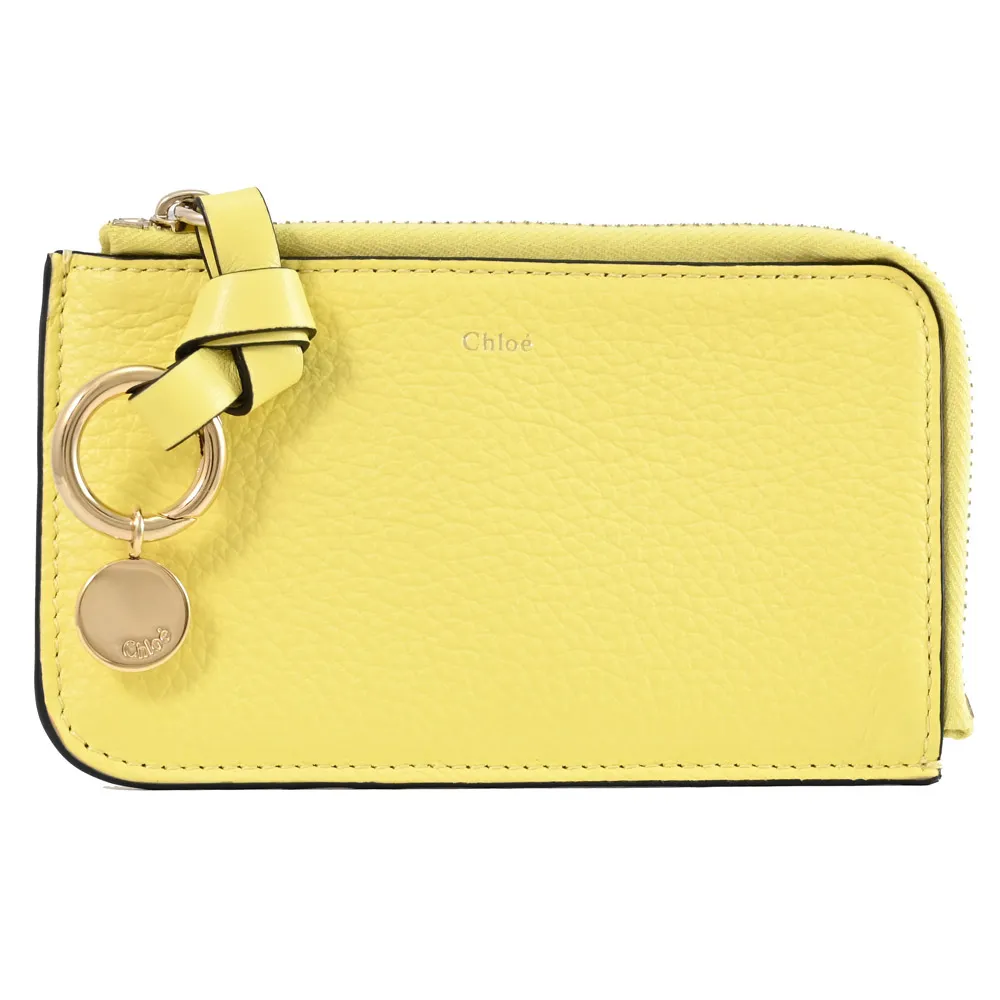 Chloe ALPHABET C LOGO 小牛皮卡片/零錢包(黑色) 歷史價格詳細信息