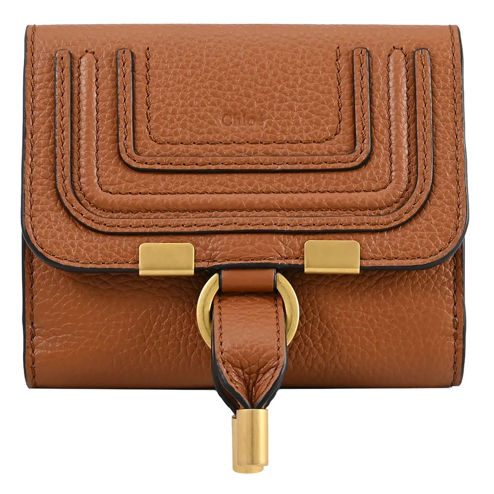 Chloe Marcie 棕櫚葉編織拼接翻蓋小號斜背包(焦糖色) 歷史價格詳細信息