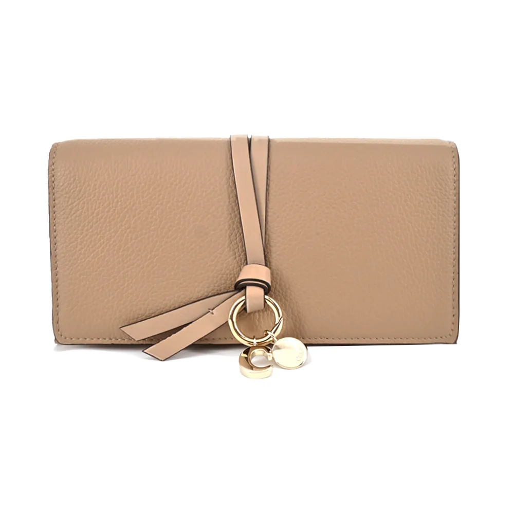 Chloe ALPHABET C LOGO  小牛皮翻蓋卡片/名片夾(黑色) 歷史價格詳細信息