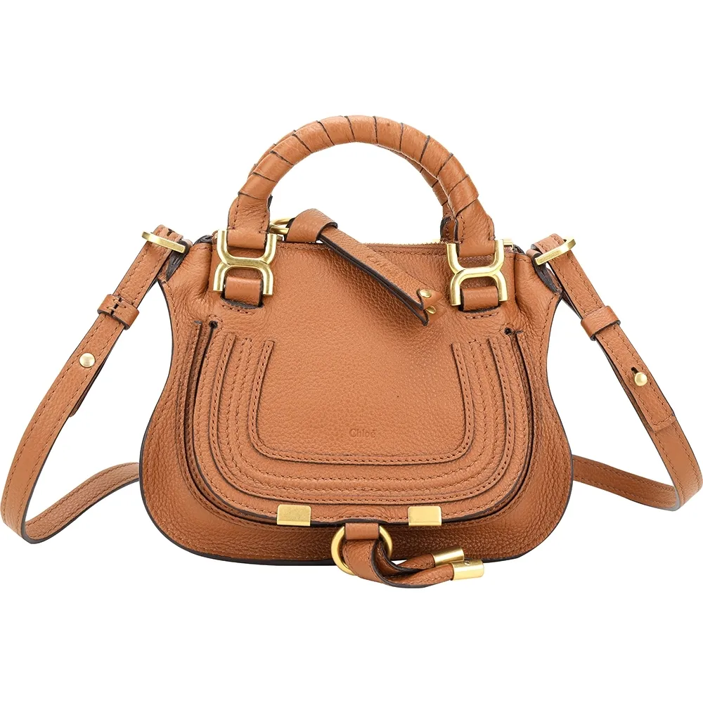 CHLOE Marcie 迷你款 小牛皮手提斜背包(尤加利綠) 歷史價格詳細信息