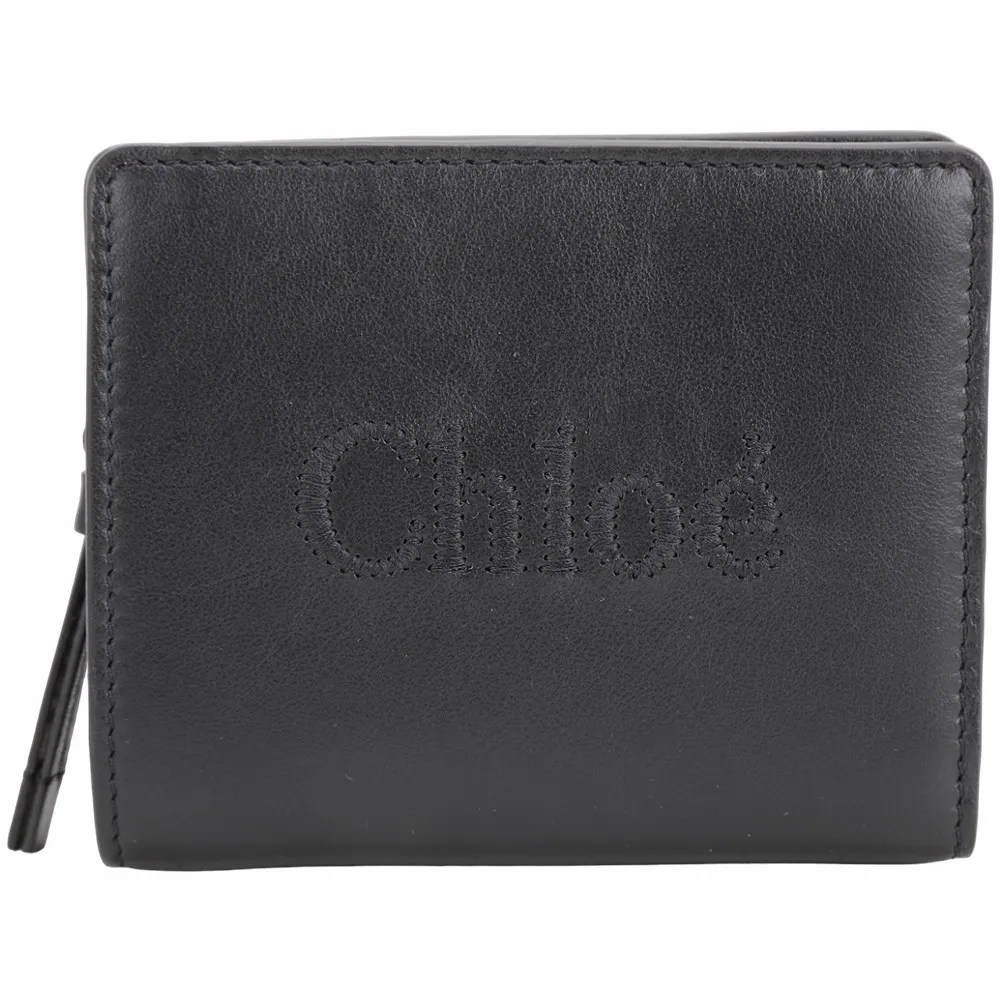 CHLOE Sense 刺繡標誌小款三折短夾(焦糖色) CHC23AP875I10 247 歷史價格詳細信息