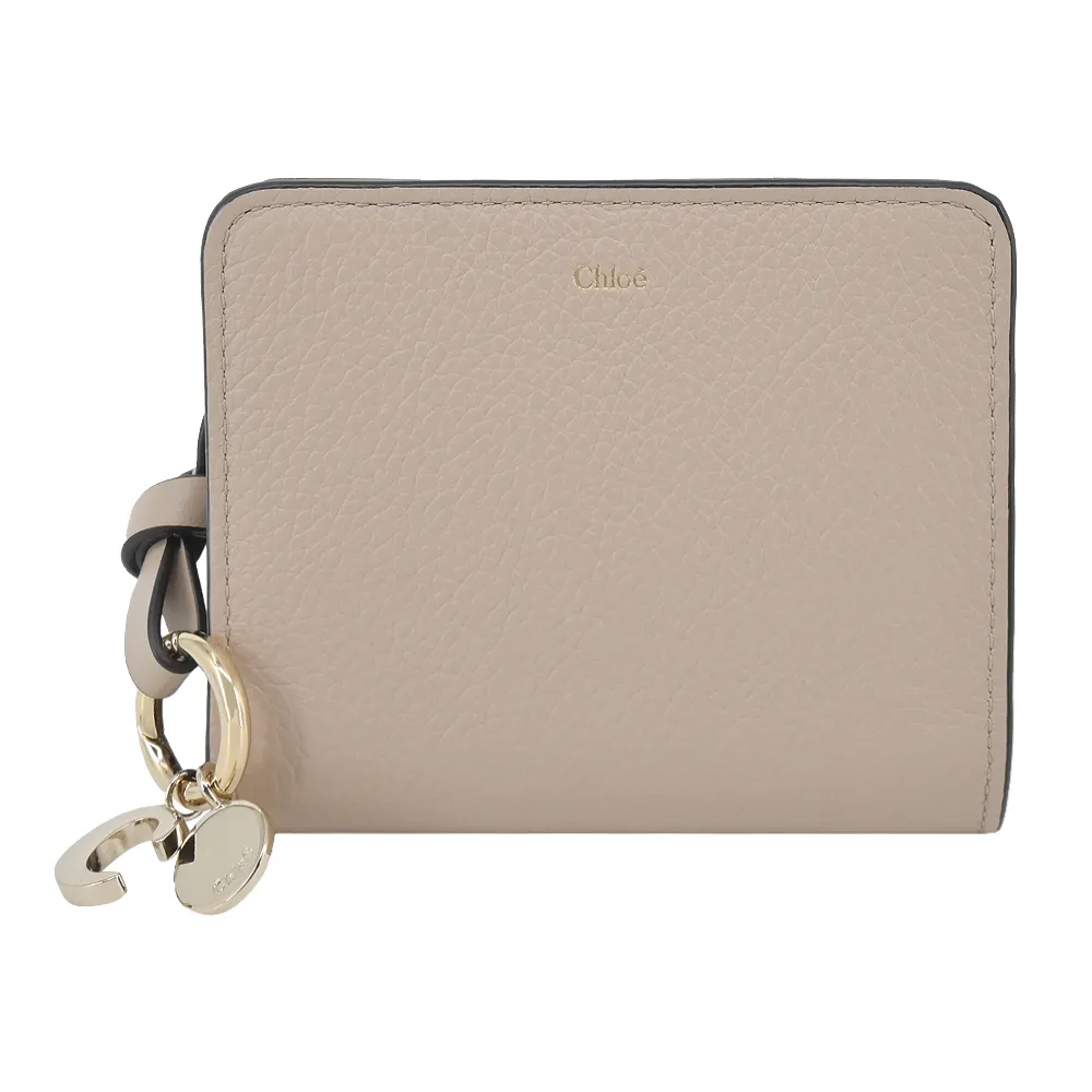 Chloe ALPHABET 燙金 LOGO 小牛皮拉鍊短夾(黑色) 歷史價格詳細信息