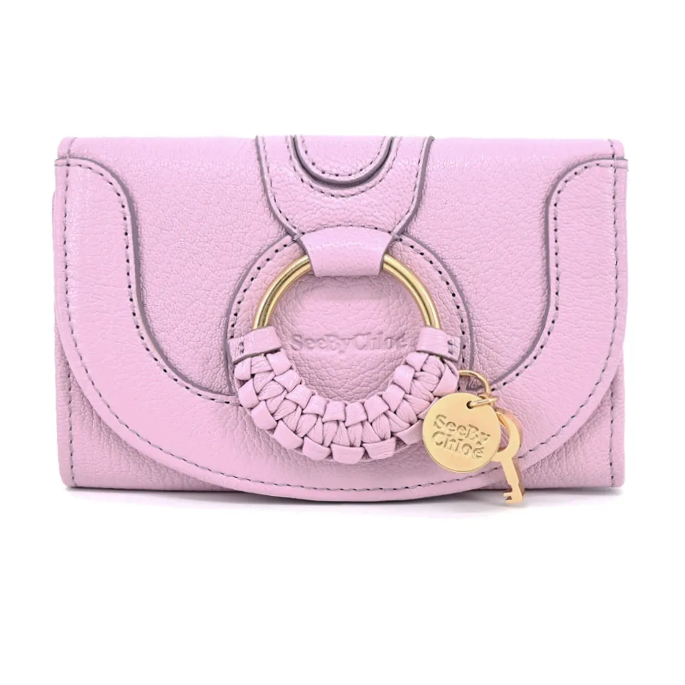 SEE BY CHLOE HANA系列山羊皮三折中夾(黑色 ) 歷史價格詳細信息