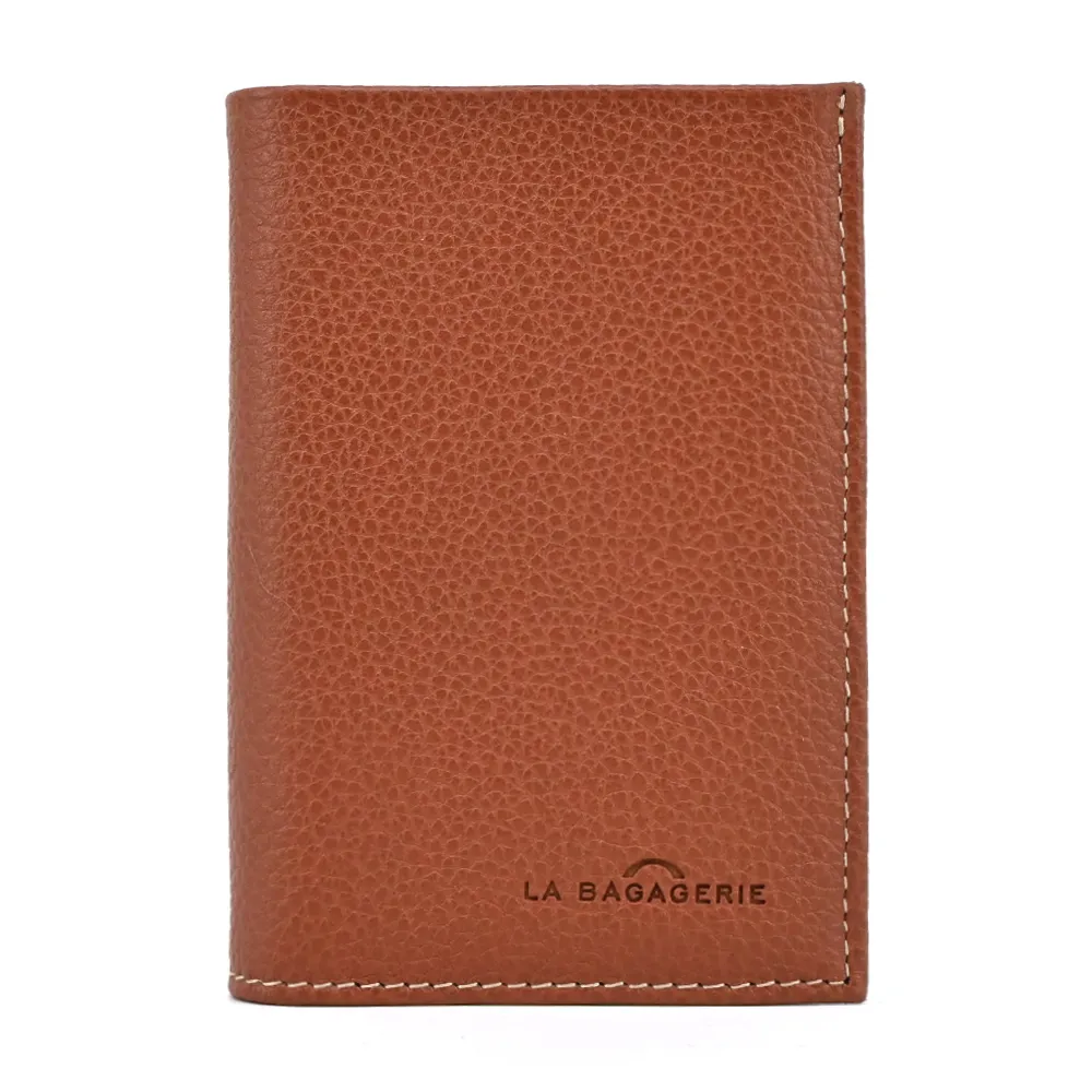 LA BAGAGERIE Alexandre系列粒面牛皮多卡層零錢袋翻蓋直式短夾(黑) 歷史價格詳細信息