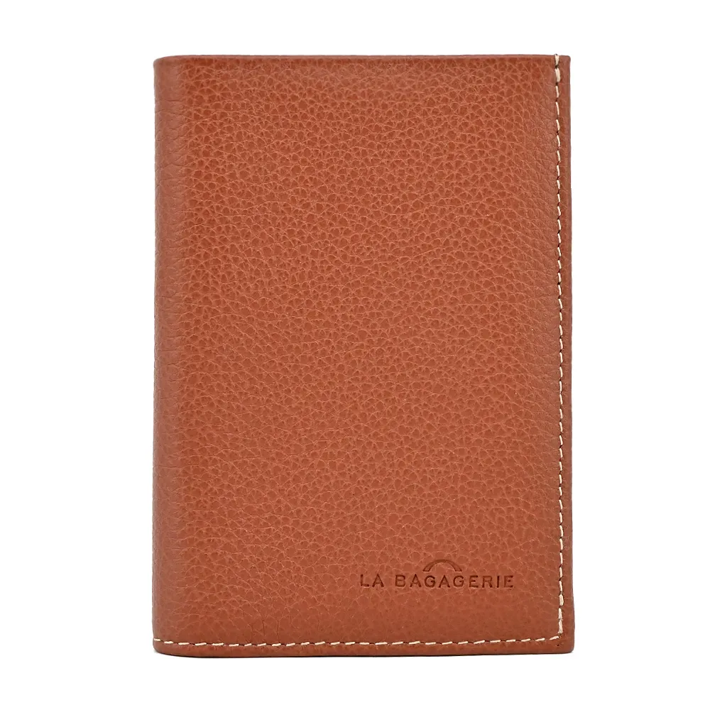 LA BAGAGERIE C?dric系列粒面牛皮多卡層票據收納翻蓋直式短夾(咖啡) 歷史價格詳細信息