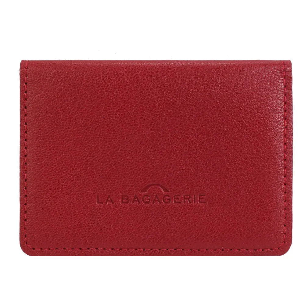 LA BAGAGERIE 全牛皮雙折翻蓋短夾(桃紅) 歷史價格詳細信息