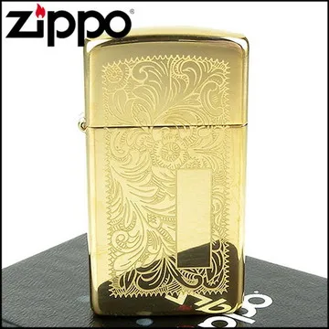 【Zippo】美系~光澤蝕刻Logo打火機+酒壺套組 歷史價格詳細信息